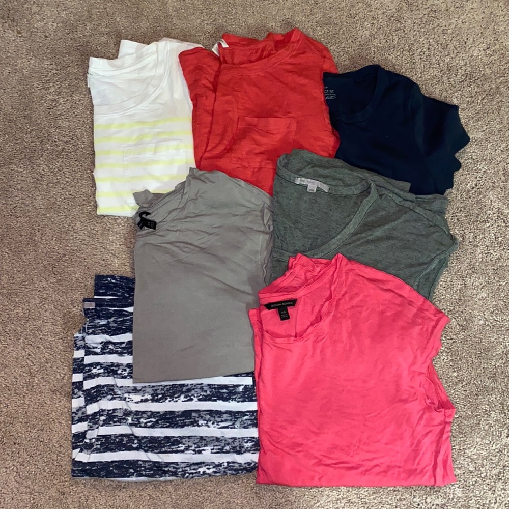 Lot of 7 Shirts (Gap, Banana Republic, J Crew)
